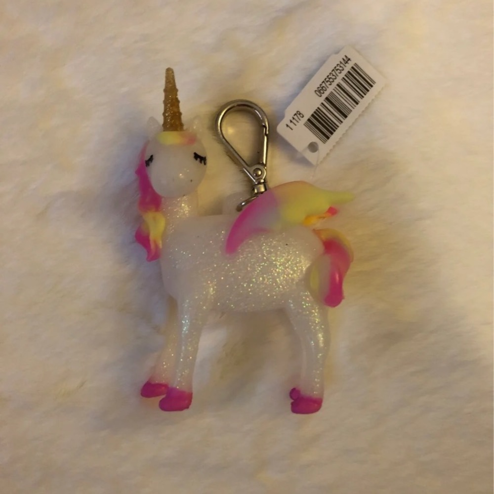 🦄 Unicorn glitter pocketbac holder keychain